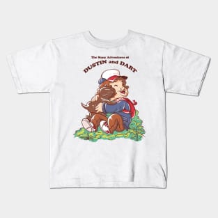 The Many Adventures of Dustin and Dart Kids T-Shirt